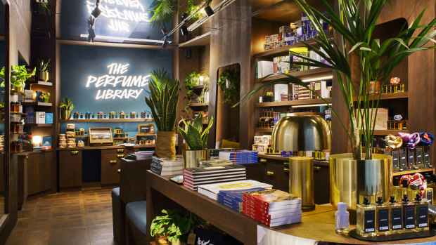 Lush's Perfume Library in Florence.
