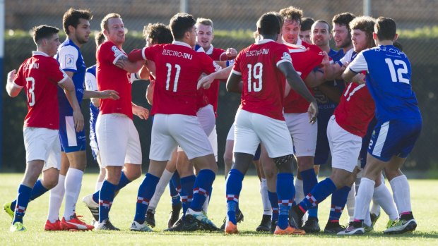 Canberra FC and Canberra Olympic are on a collision course.