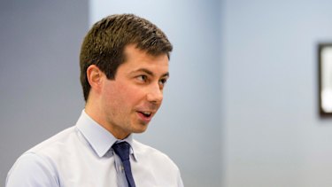 Democrat presidential contender Pete Buttigieg.