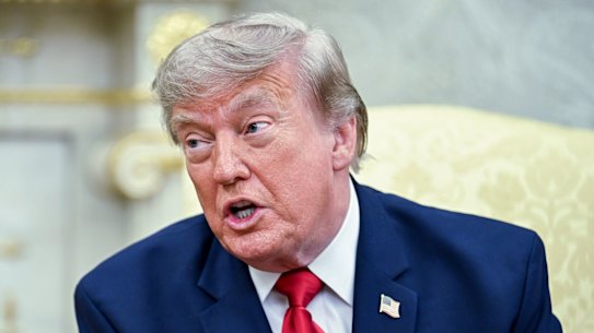 Martedì il presidente degli Stati Uniti Donald Trump nello Studio Ovale.