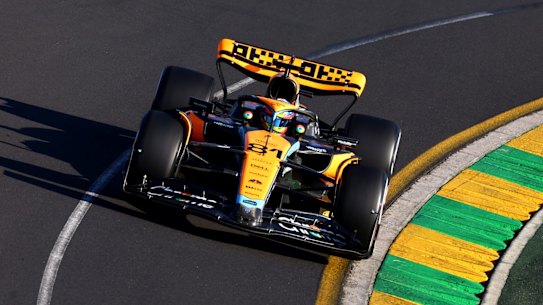 Oscar Piastri in action.