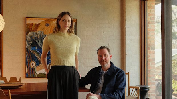 Creative director Jessica Lillico and photographer Sean Fennessy in their Warrandyte home.