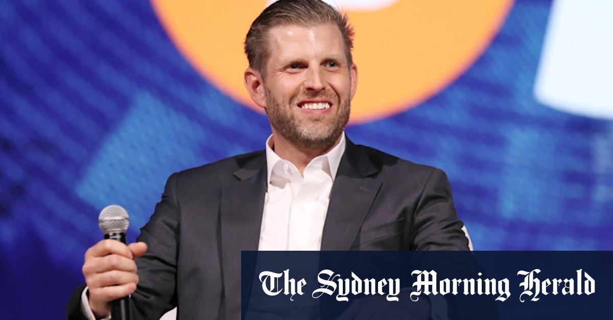 Eric Trump’s $765m bonanza after rollercoaster Wall Street debut