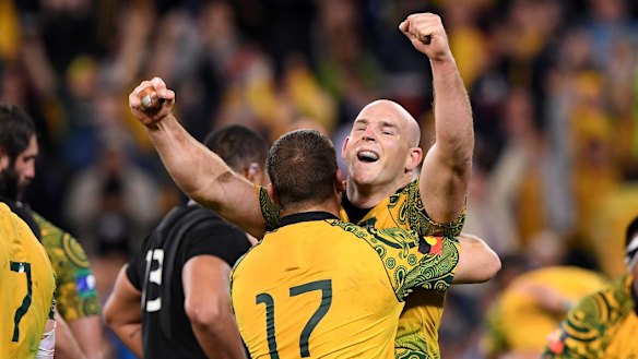 Stephen Moore played his final Wallabies Test at the end of 2017.