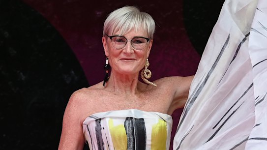 Outgoing Melbourne Fashion Festival general manager Caroline Ralphsmith at the NGV Gala in 2024.