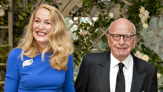 The Goss: Rupert Murdoch and wife Jerry Hall 'expected' Down Under