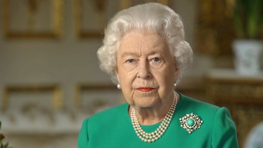 Queen Elizabeth II addresses the Commonwealth about the coronavirus pandemic.