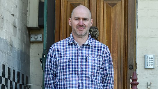 Fitzroy Community School principal Tim Berryman on Monday.