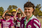 Teenager Mannix Hunt stepped up when the Barcaldine Sandgoannas couldn’t find a coach, and couldn’t put together a team. Now they’re champions.