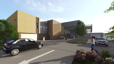 The $27 million replacement Barrett Adolescent Centre being built at the Prince Charles Hospital from next month.