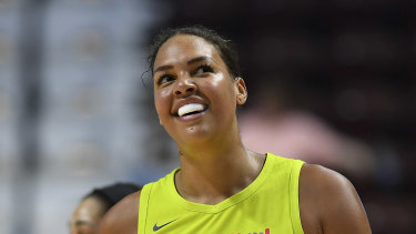 Road to recovery: Liz Cambage.