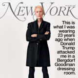 Accuser E. Jean Carroll on the cover of New York magazine.