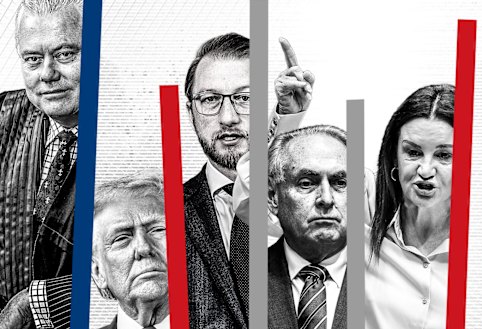 On my list, for better or worse: Justice Michael Lee, Donald Trump, James Paterson, Don Farrell and Jacqui Lambie.