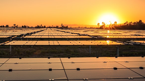 Government backbenchers say the Coalition needs stronger policies to convince voters it is serious about addressing climate change. Pictured: Genex Power's Kidston pumped hydro and solar plant in Queensland.