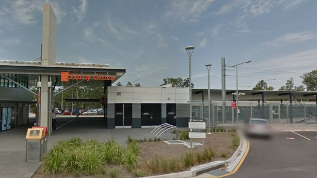 The stabbing occurred just metres from the platform at Ferny Grove train station.