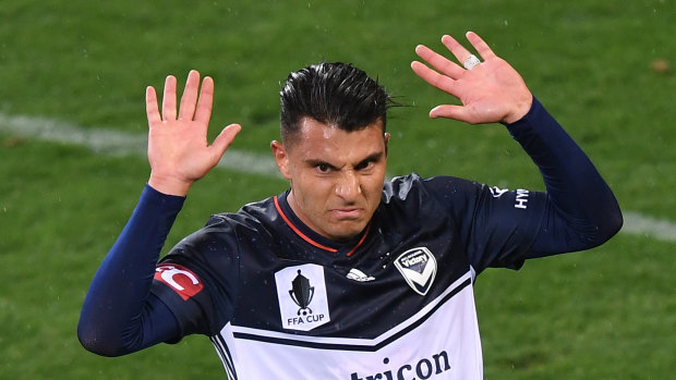Andrew Nabbout is back with the Victory and looking forward to a derby opener for the upcoming season.