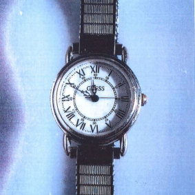 Jane Rimmer's Guess watch. She was last seen wearing it on the night of her abduction in June 1996.