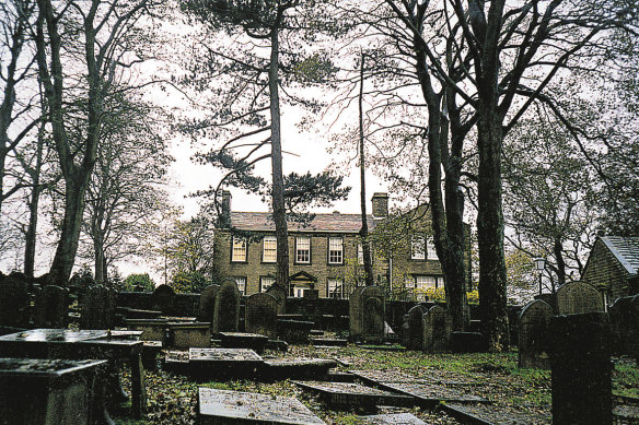 Haworth parsonage, the home of the the Brontes.