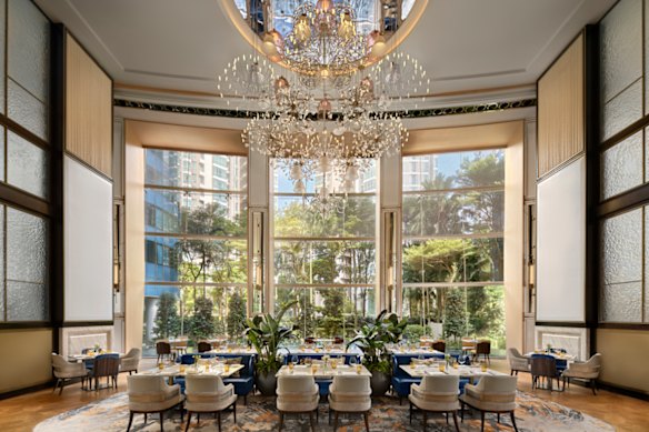 Sophia Restaurant at the St Regis Singapore.