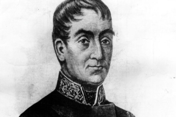 Governor Lachlan Macquarie.