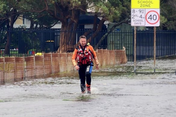 Flooding in Taree.