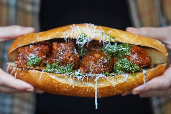 Rocco’s famous meatball sub is included in its Wednesday date night special.
