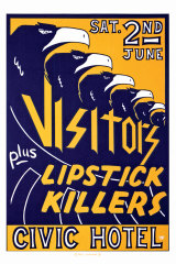 Usually, only 100 of each poster were printed.