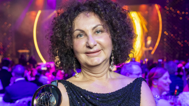 Sonia Bonfiglioli at the EY Entrepreneur of the Year awards in Monaco in June. 