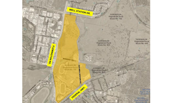 The area around EPIC under investigation for redevelopment.