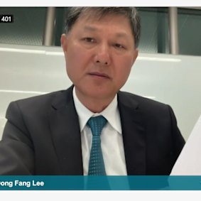 Phillip Dong Fang Lee giving evidence to the Bell Review of Star’s casino licence.