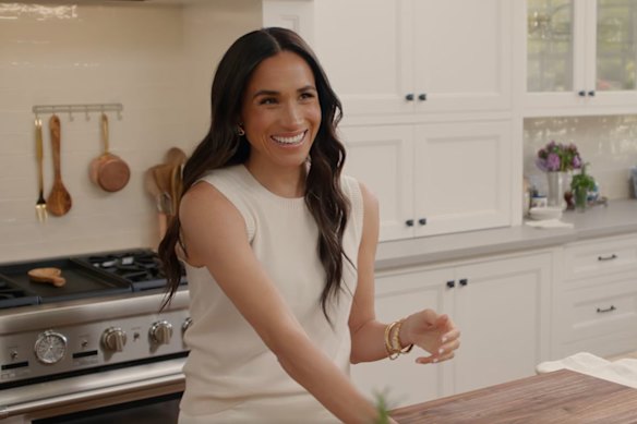 The duchess in With Love, Meghan, which streamed on Netflix for two seasons before she cut ties with the streamer.