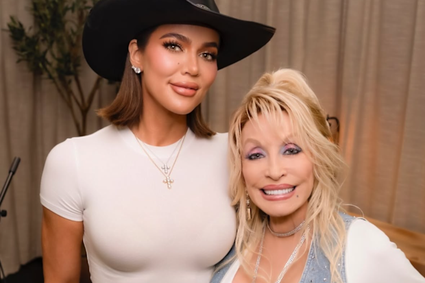 Khloe Kardashian and Dolly Parton