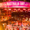 Australia Day celebrations on the steps of the Sydney Opera House last year.