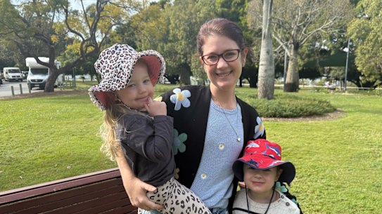Brisbane mother of two Katie Vandevelde does not think men should be banned from early education settings. 