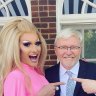 Drag queens, Republican senators mingle at Kevin Rudd’s Pride party