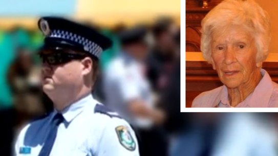 Clare Nowland (inset) died a week after allegedly being Tasered by Senior Constable Kristian White in Cooma.