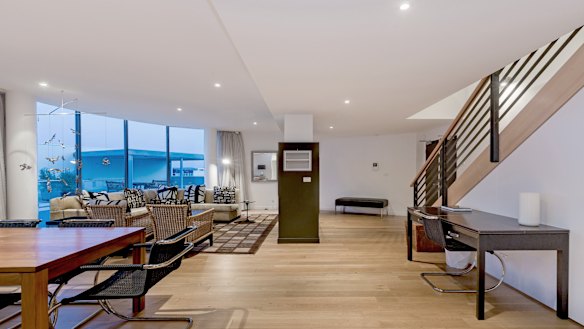 Inside Malcolm Turnbull's Kingston Foreshore pad. 