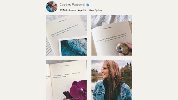 Courtney Peppernell's Instagram.