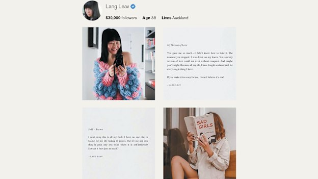 Lang Leav's Instagram.