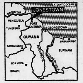 Jonestown, Guyana.