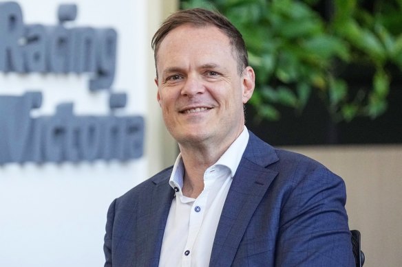 New Racing Victoria chief executive Aaron Morrison