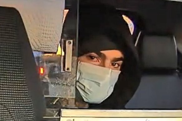 The suspect in the fatal shooting of UnitedHealthcare executive Brian Thompson in a taxi. 