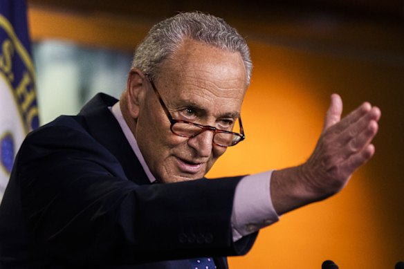 Democratic Minority Leader Chuck Schumer.