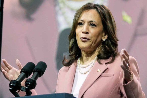 Biden has endorsed Harris for the Democrats’ nomination for the November presidential election.