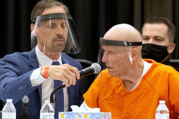 Joseph James DeAngelo, the Golden State Killer, in court in 2020.