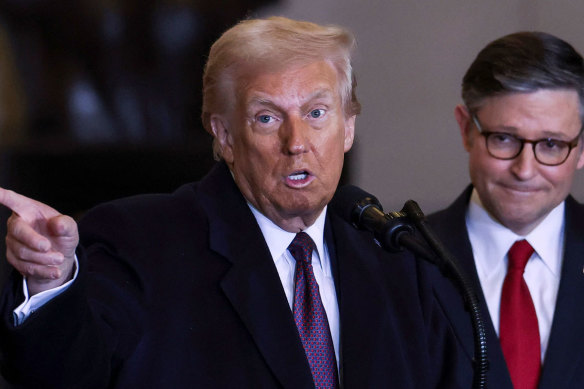 Donald Trump and Mike Johnson both are deeply invested in mass deportation of migrants.