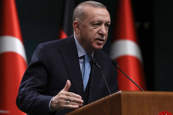 الرئيس التركي رجب طيب أردوغان.