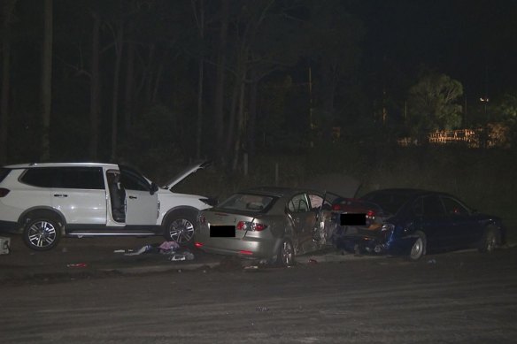 Two young children were seriously injured in the crash. 