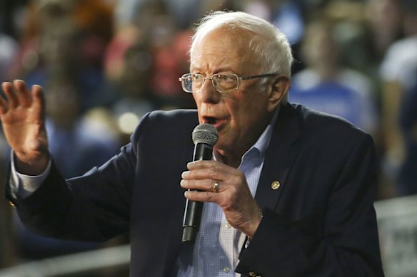 Bernie Sanders says Donald Trump’s behaviour is “mentally unbalanced”.