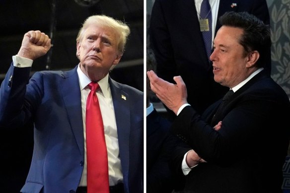 Donald Trump and Elon Musk.